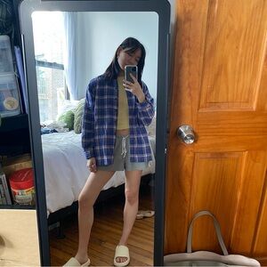 LL Bean Fleece Lined Flannel